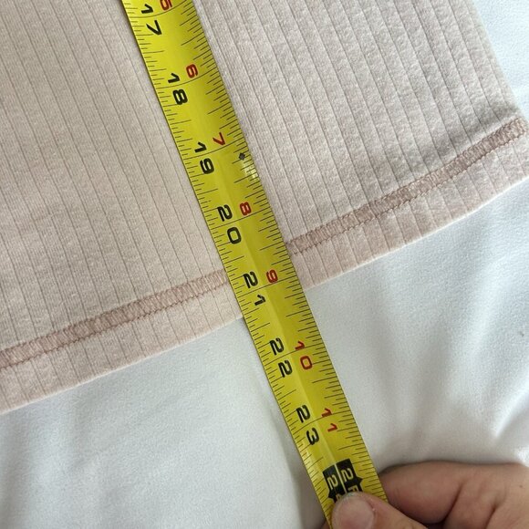 Intimately Free People Womens Medium M Light Pink Long Sleeve Layering Top Y2K - Picture 4 of 8